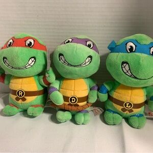 Ty Teenage Mutant Ninja Turtles Plush Toy Set TMNT